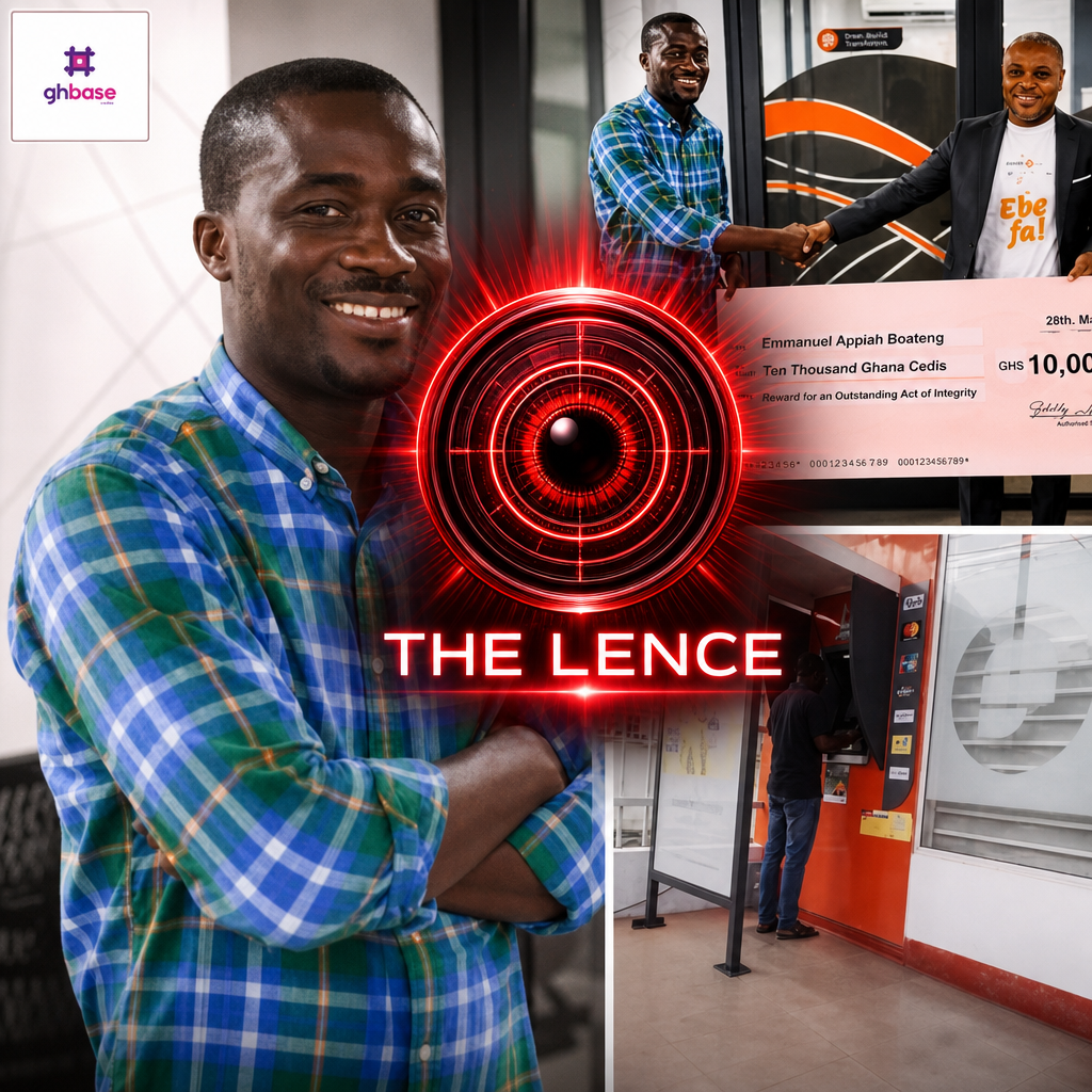 Unemployed Ghanaian and father of four Emmanuel Boateng receives GH¢10,000 after returning GH¢4,000 missing money