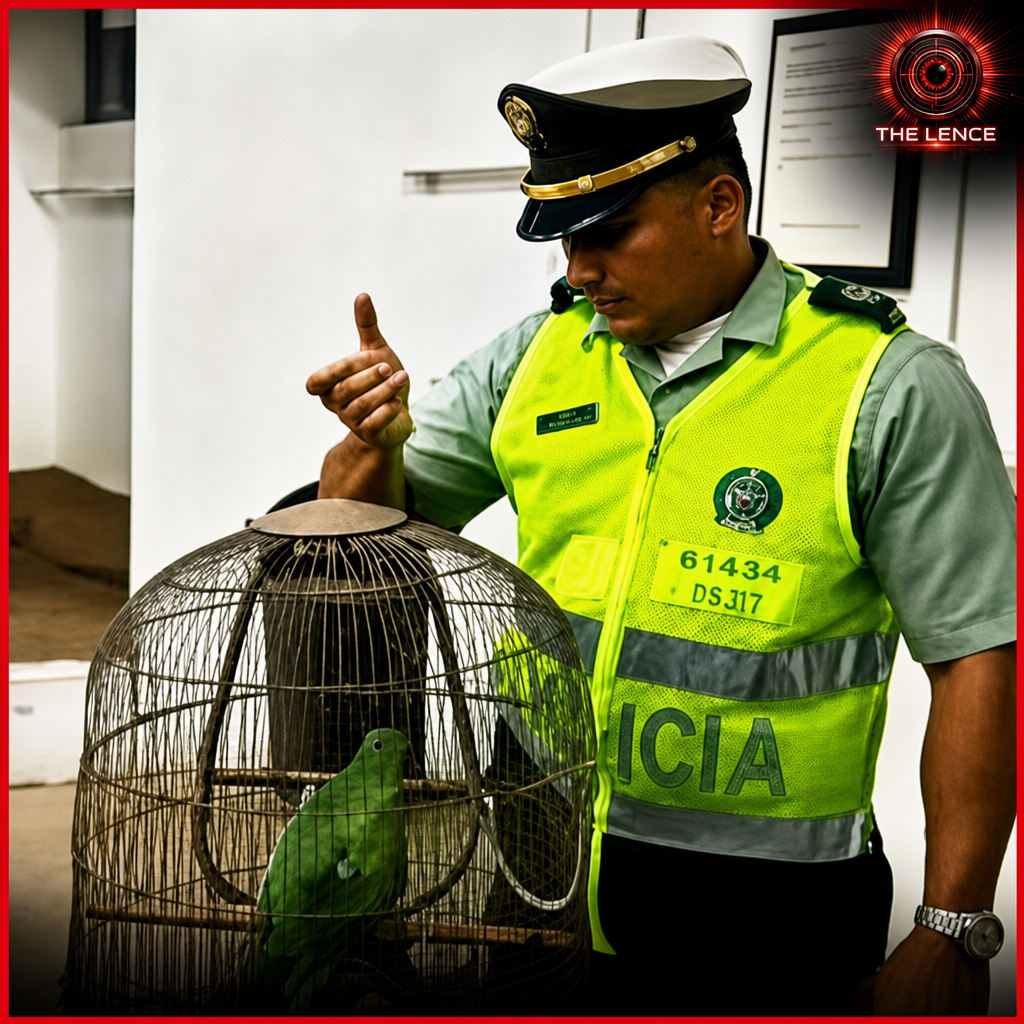 A parrot was arrested in Brazil after it warned criminals about a police raid