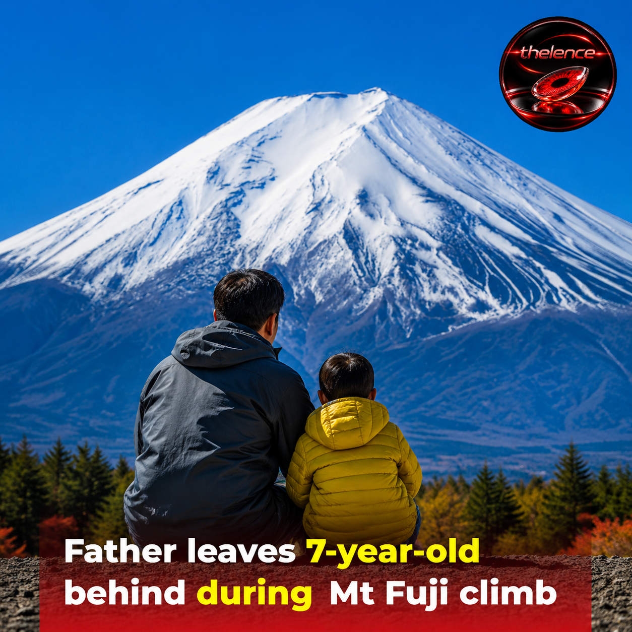 Japanese Father Leaves Son Alone on Mount Fuji, Sparks Outrage.