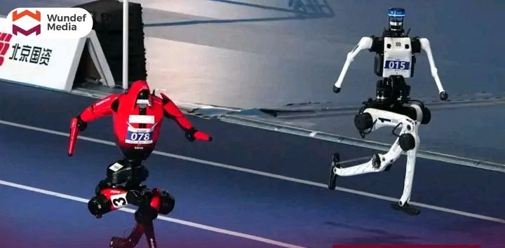 Humanoid robots beat 100m record of Usain Bolt in China