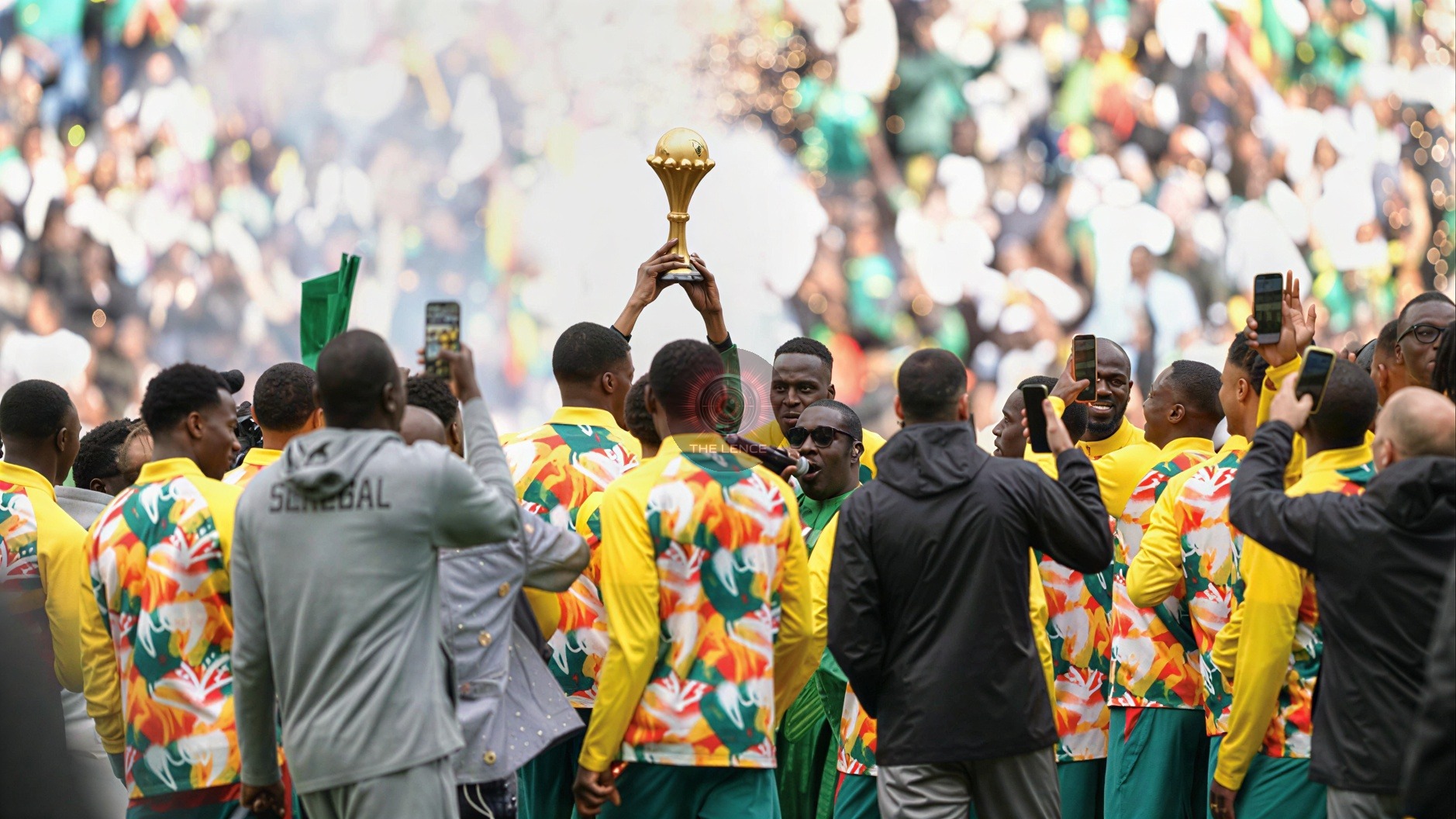 Senegal Parade AFCON Trophy in Paris Despite Controversy.