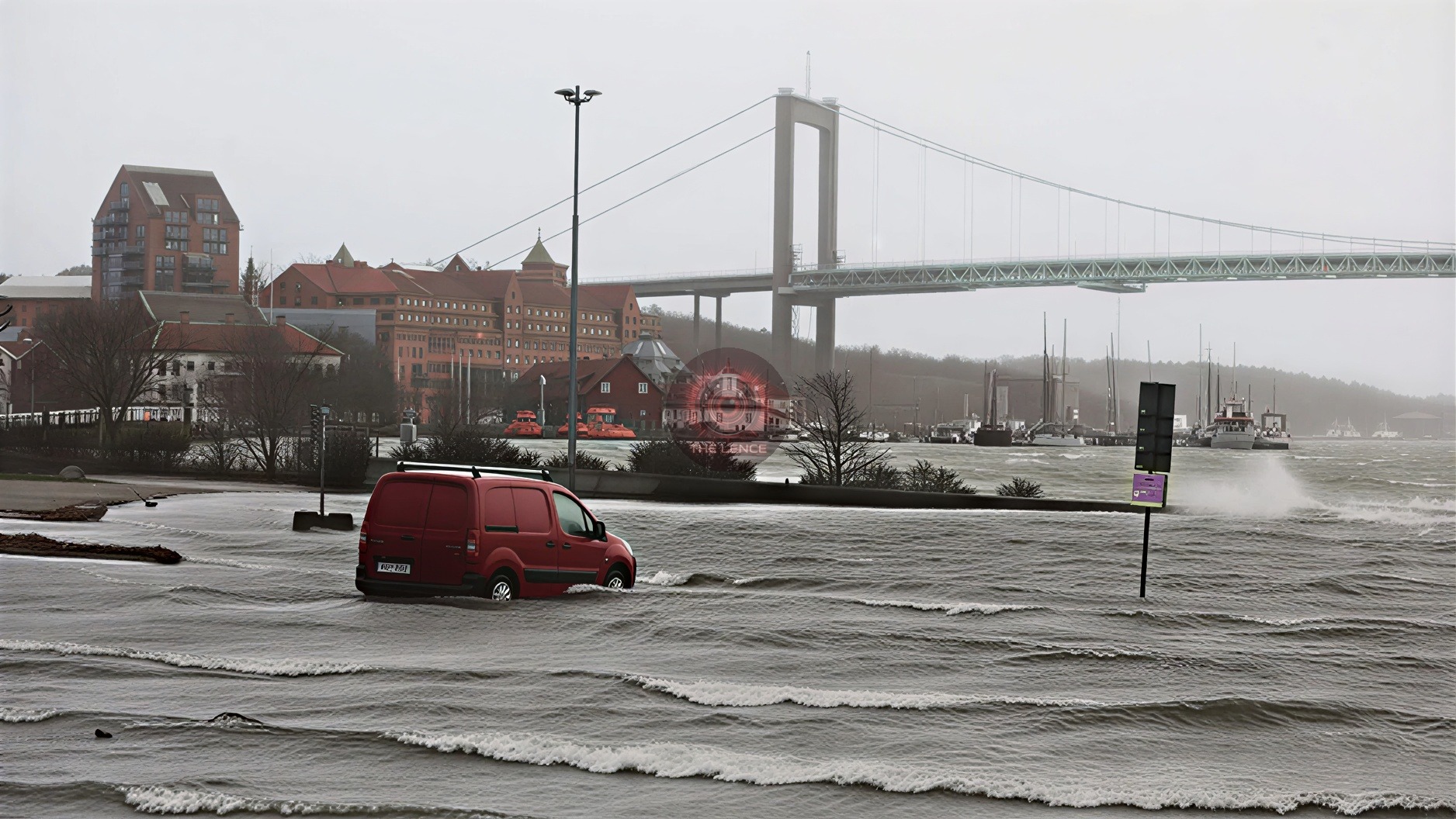 Storm Dave hits Sweden with hurricane-force winds.