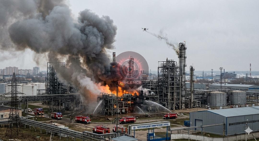 Ukraine Claims Drone Strike on Russian Chemical Plant in Cherepovets, Vologda Region