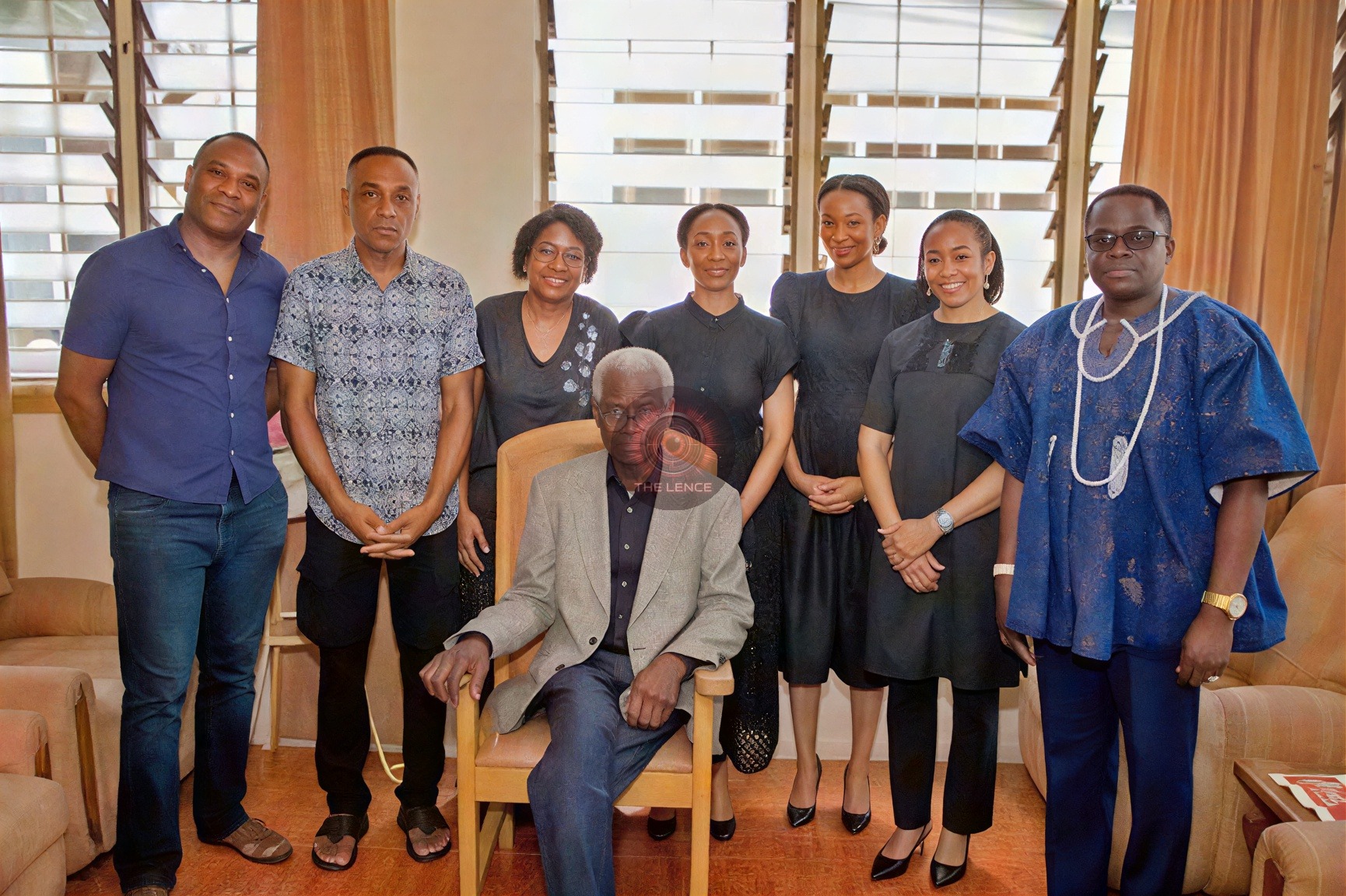 Rawlings family consoles General Nunoo-Mensah over the passing of his wife