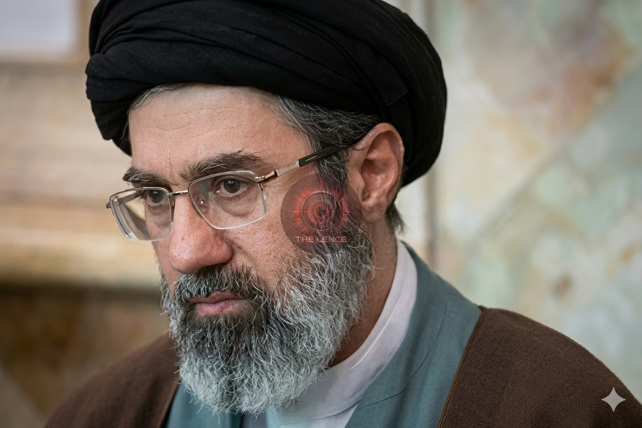 Unexpected Appearance of Mojtaba Khamenei’s Image at Iranian Memorial Ceremony Raises Questions