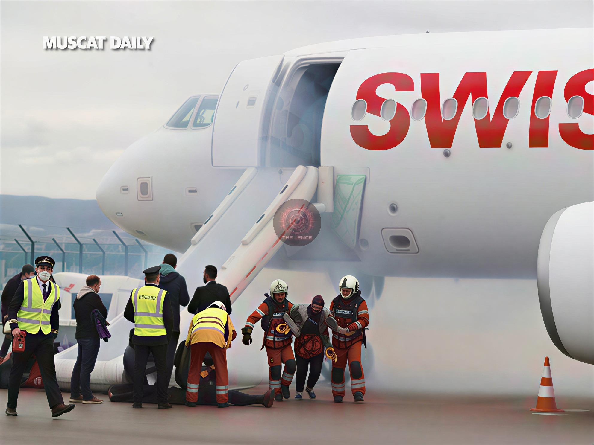 Swiss Air Flight Aborts Takeoff After Engine Scare