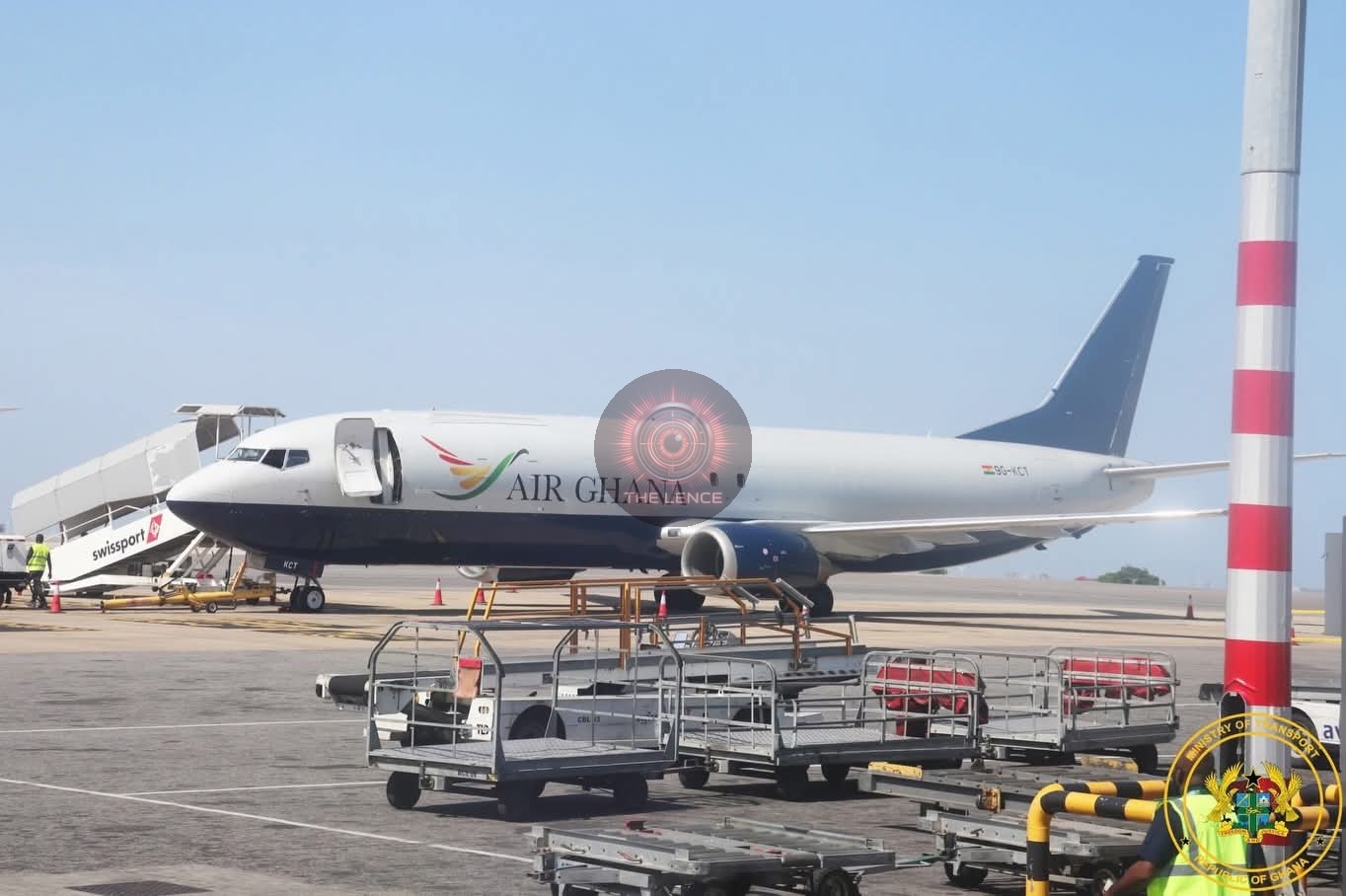 Air Ghana Boosts Cargo Capacity with Arrival of Boeing 737-400 Freighter