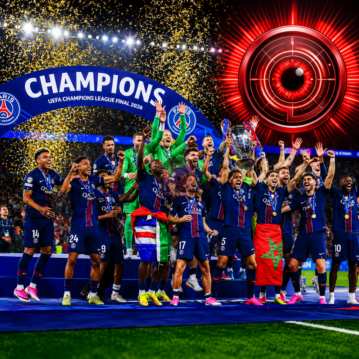 PSG retains UEFA Champions League trophy with penalty shootout win over Arsenal