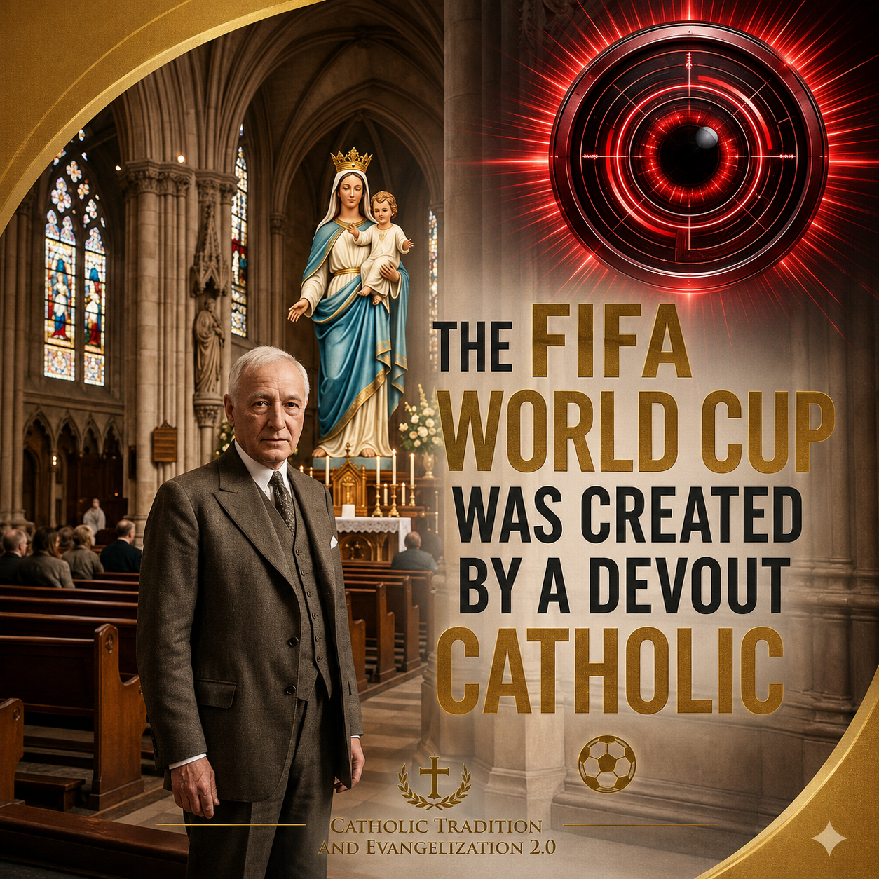 The FIFA World Cup was created by a devout Catholic