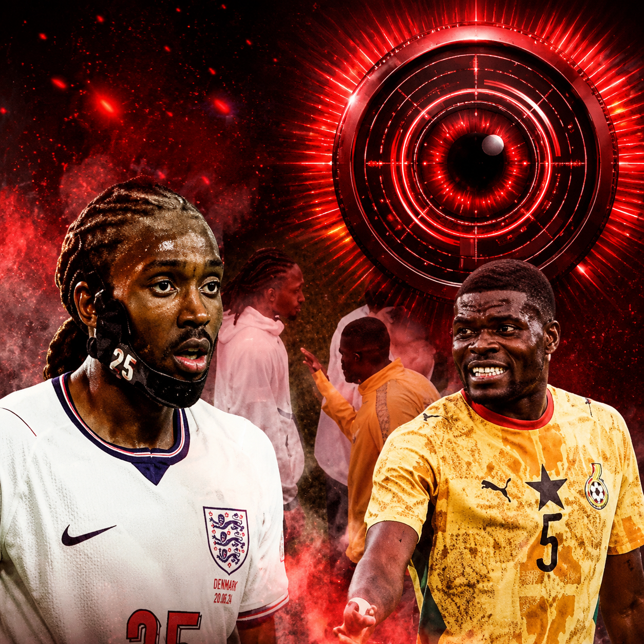 Refusal of Djed Spence to shake the hand of Thomas Partey sparks World Cup debate