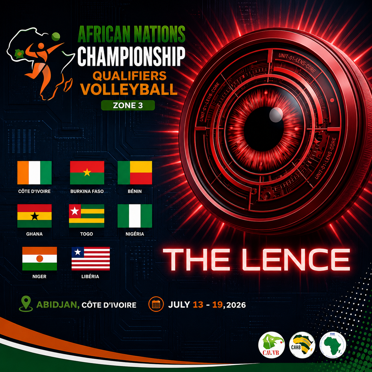 Ghana in Abidjan to participate in African Nations Volleyball Championship qualifiers