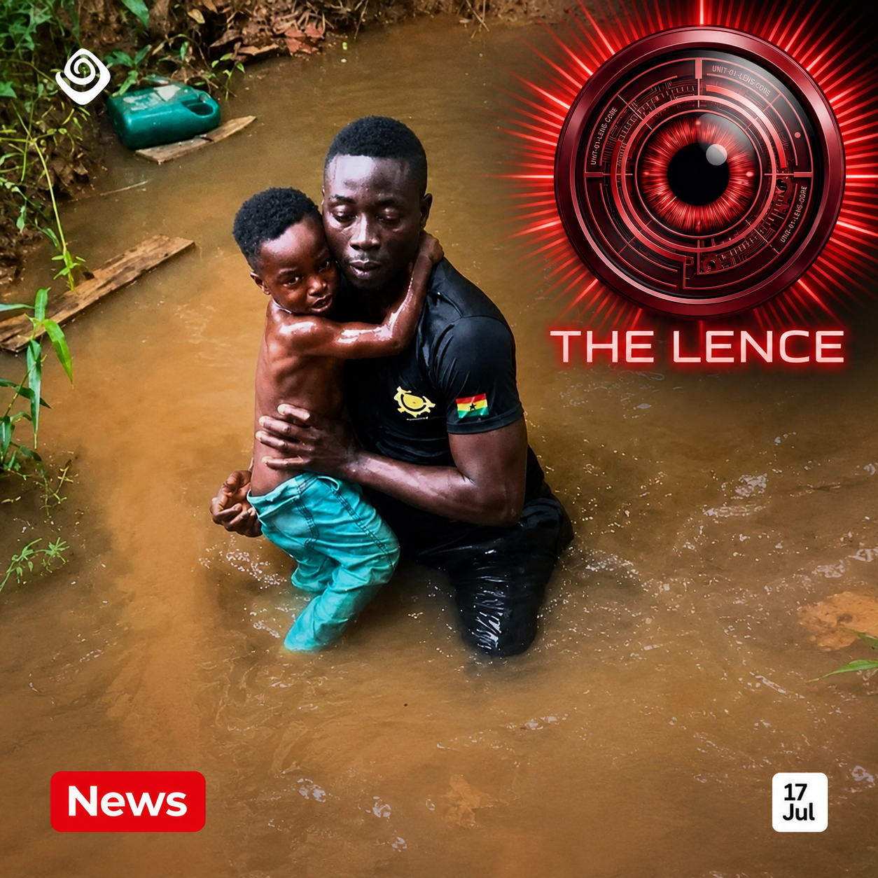 Ghana National Fire Service rescues three-year old boy at Nkawkaw Kwamang