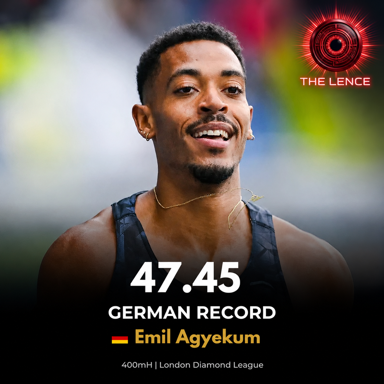 Emil Agyekum breaks long-standing German 400mH national record