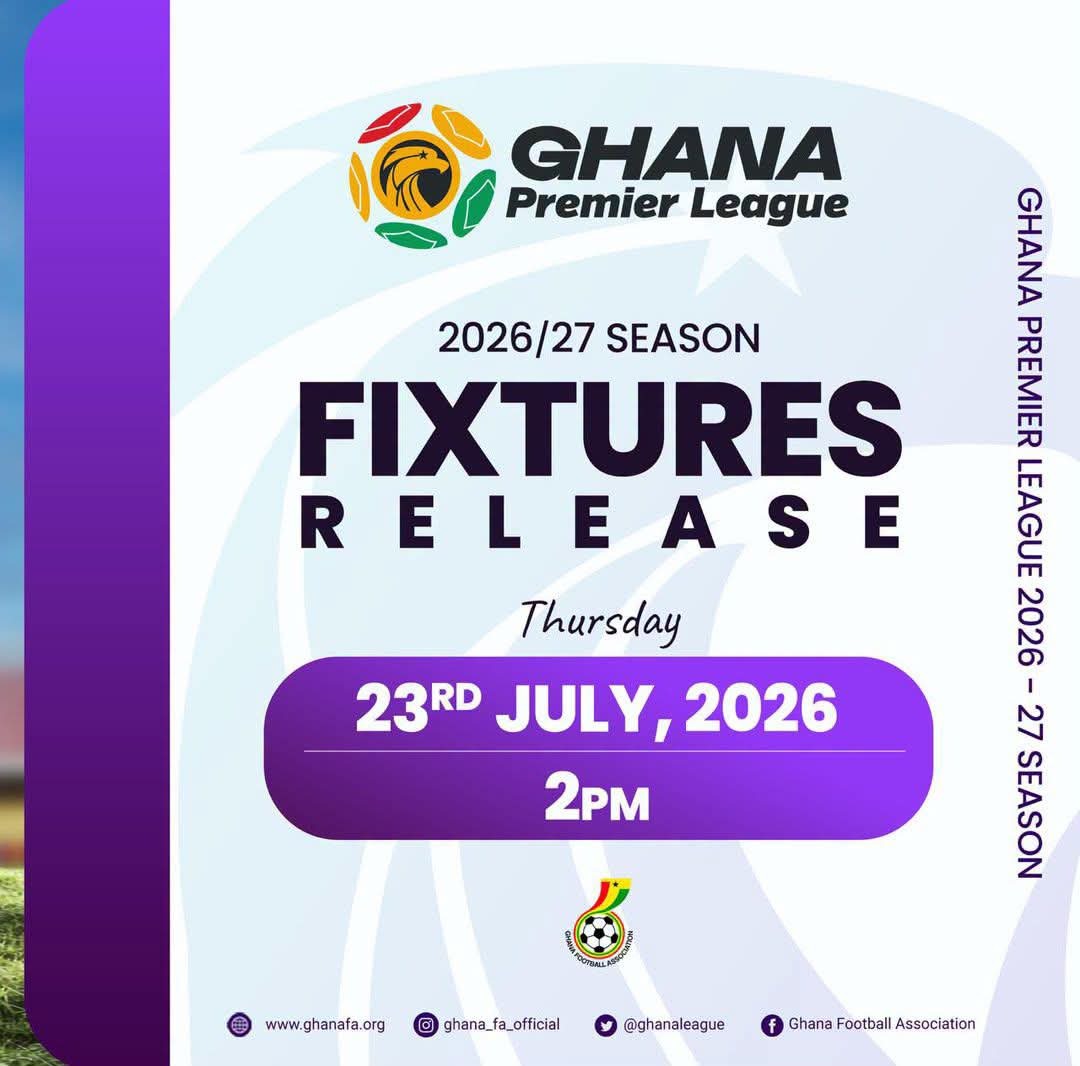 2026/27 Ghana Premier League fixtures to be released on Thursday