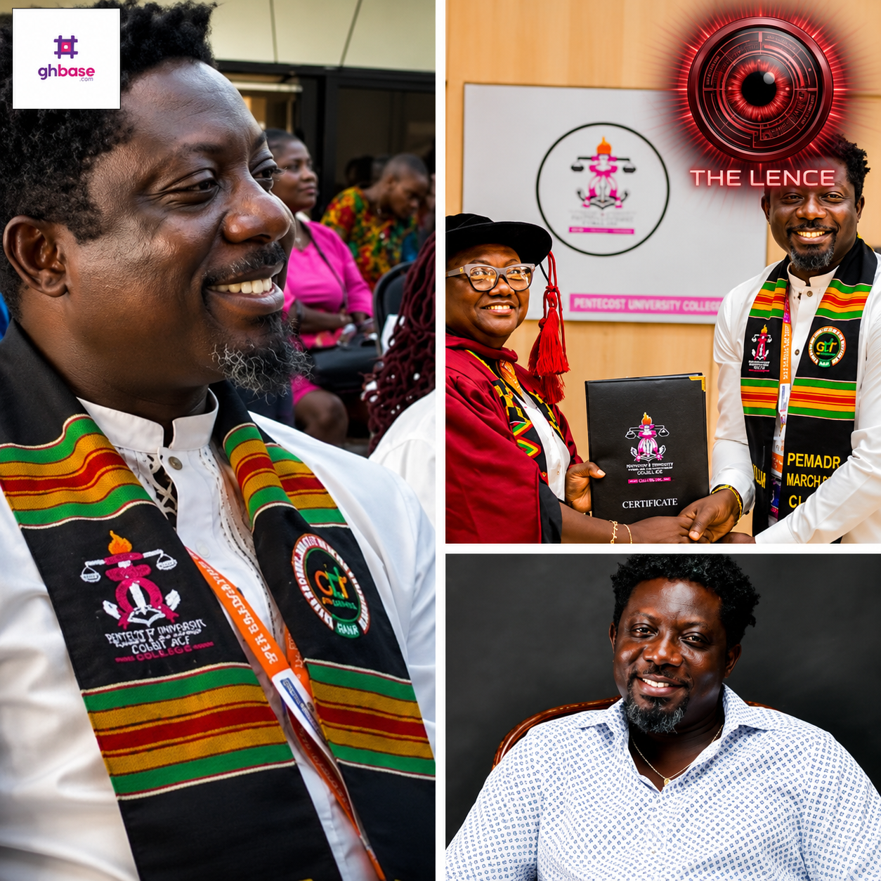 Kumawood actor Bill Asamoah graduates from Institute of Paralegal Professional Studies