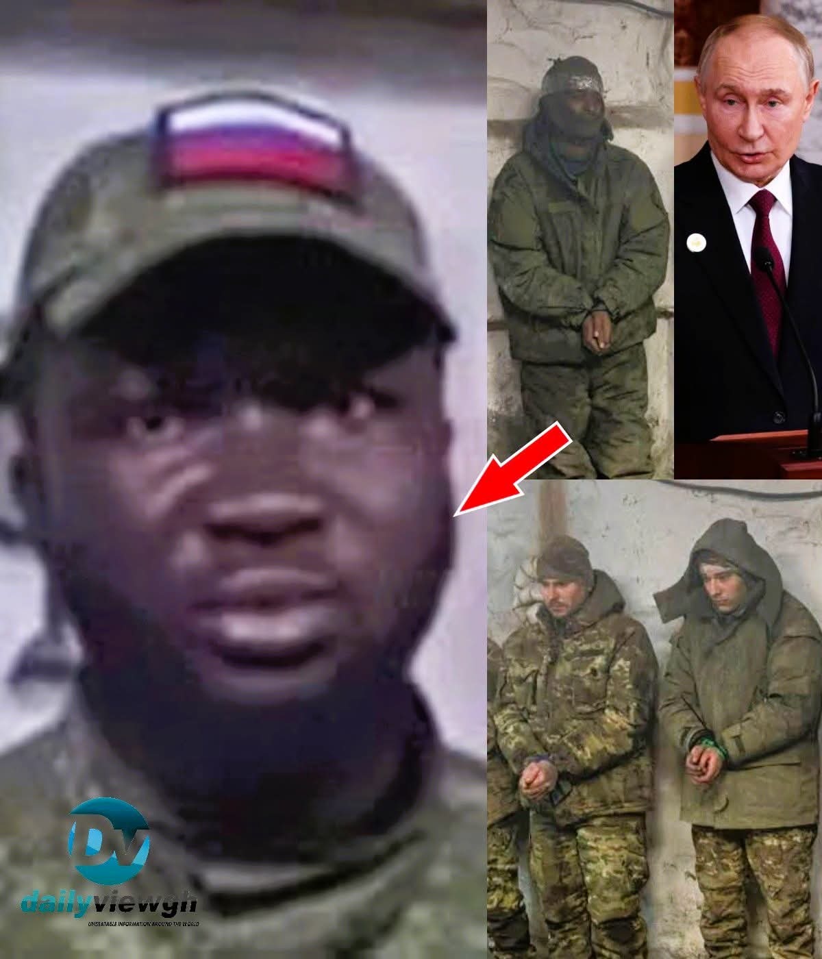 Ghanaian Ayuba Yussif captured in Ukraine fighting for Russia