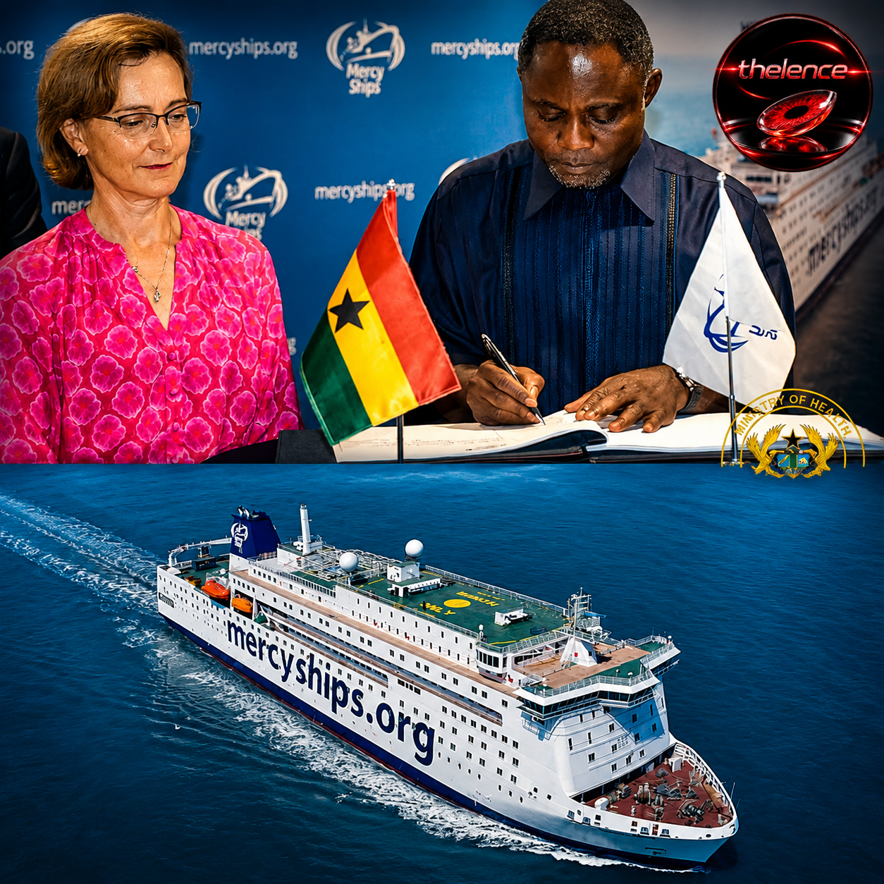 Mercy Ship Arrives in Ghana for Unprecedented Medical Mission.