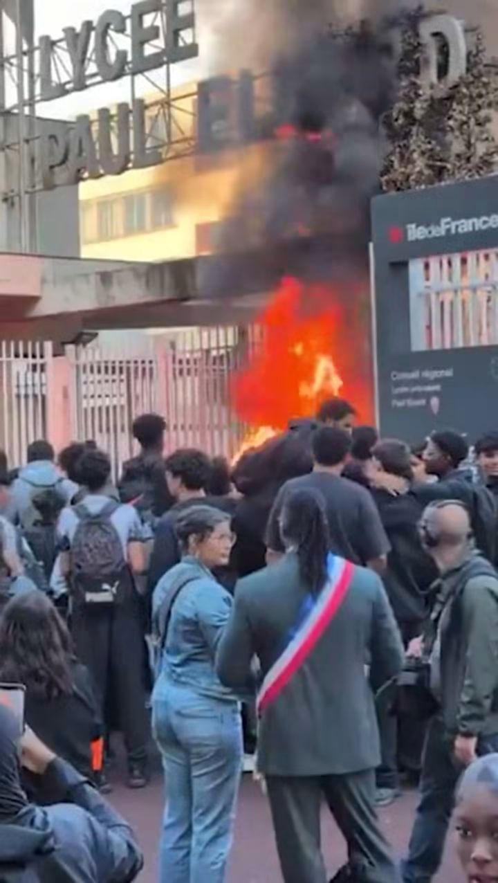 French police arrest dozens of students amid nationwide protects